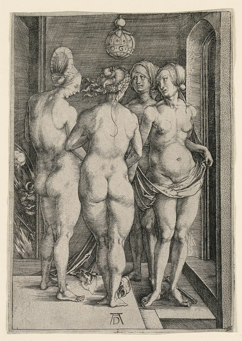 Die vier Hexen von Dürer stehen sinnbildlich für jene magischen und bedrohlichen Mächte, gegen die ein Krsnik nach der Überlieferung kämpfte.