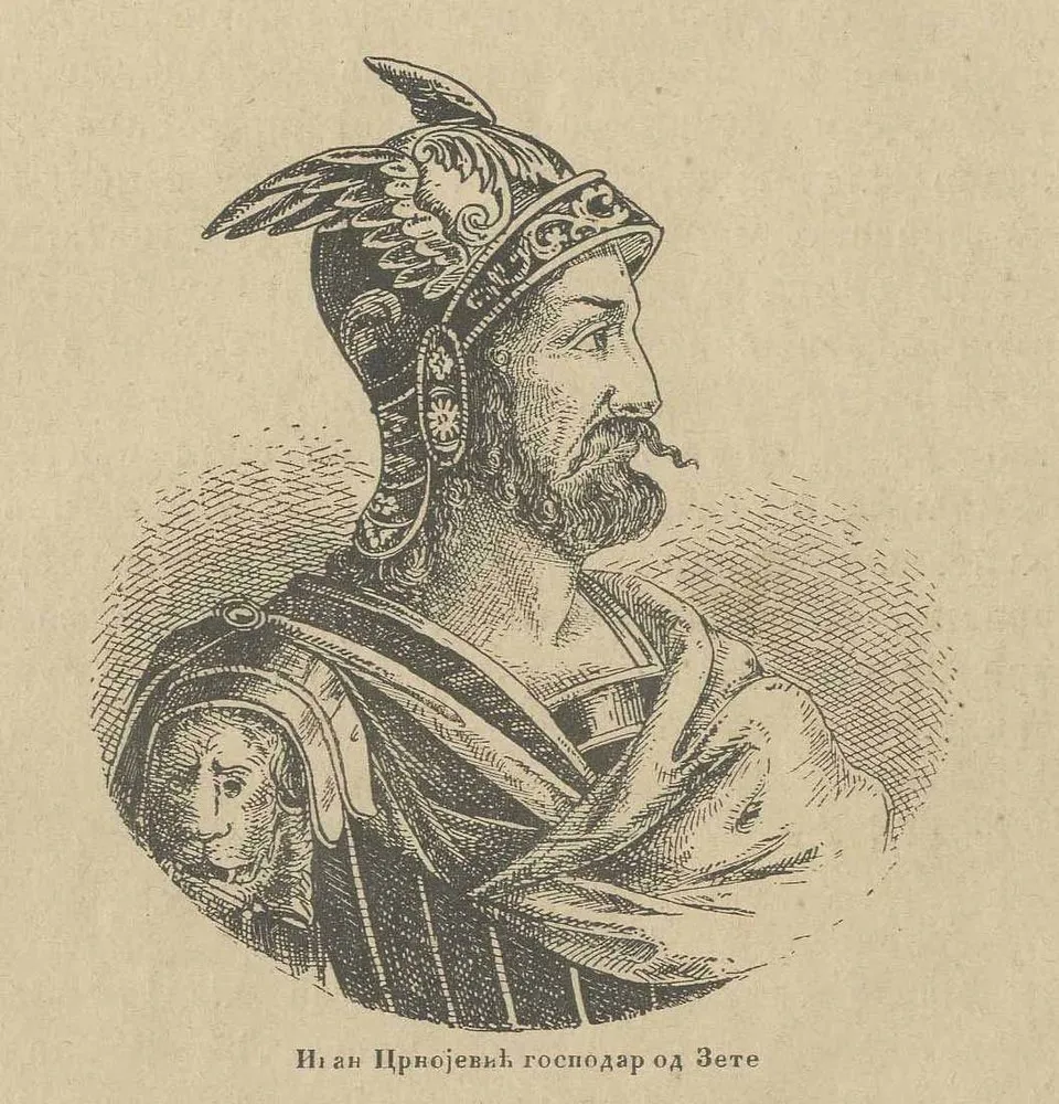 Ivan Crnojević, Sohn von Mara Kastrioti und Stefan Crnojević, wurde später zu einer bedeutenden Herrscherfigur in Zeta und Montenegro.