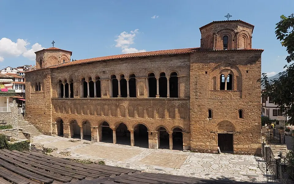 Die Kirche der Heiligen Sophia in Ohrid. Ohrid wurde unter und nach Samuil zu einem zentralen Ort politischer und kirchlicher Macht im westlichen Balkan.